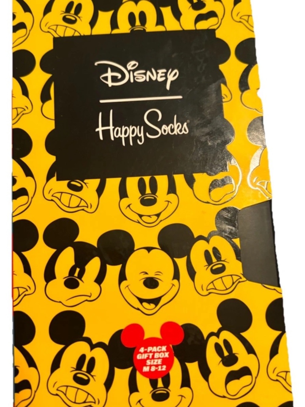 Disney Multicolor Mickey Mouse 4-Pack Socks Gift Set